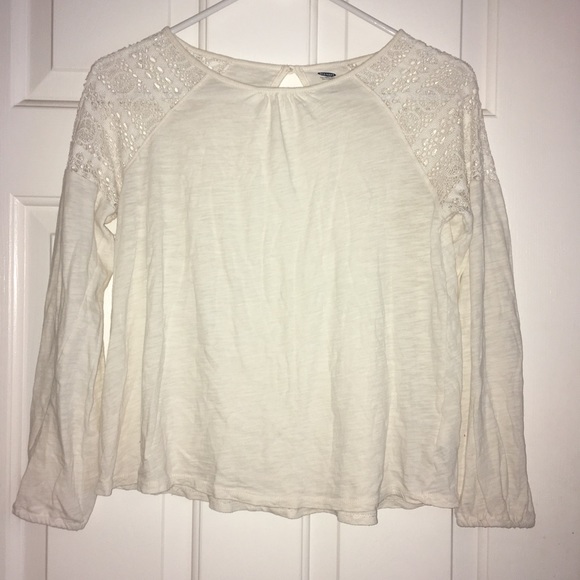 Girls white Long sleeve top - Picture 1 of 7